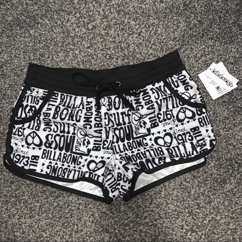 Black and White Billabong Boardshorts